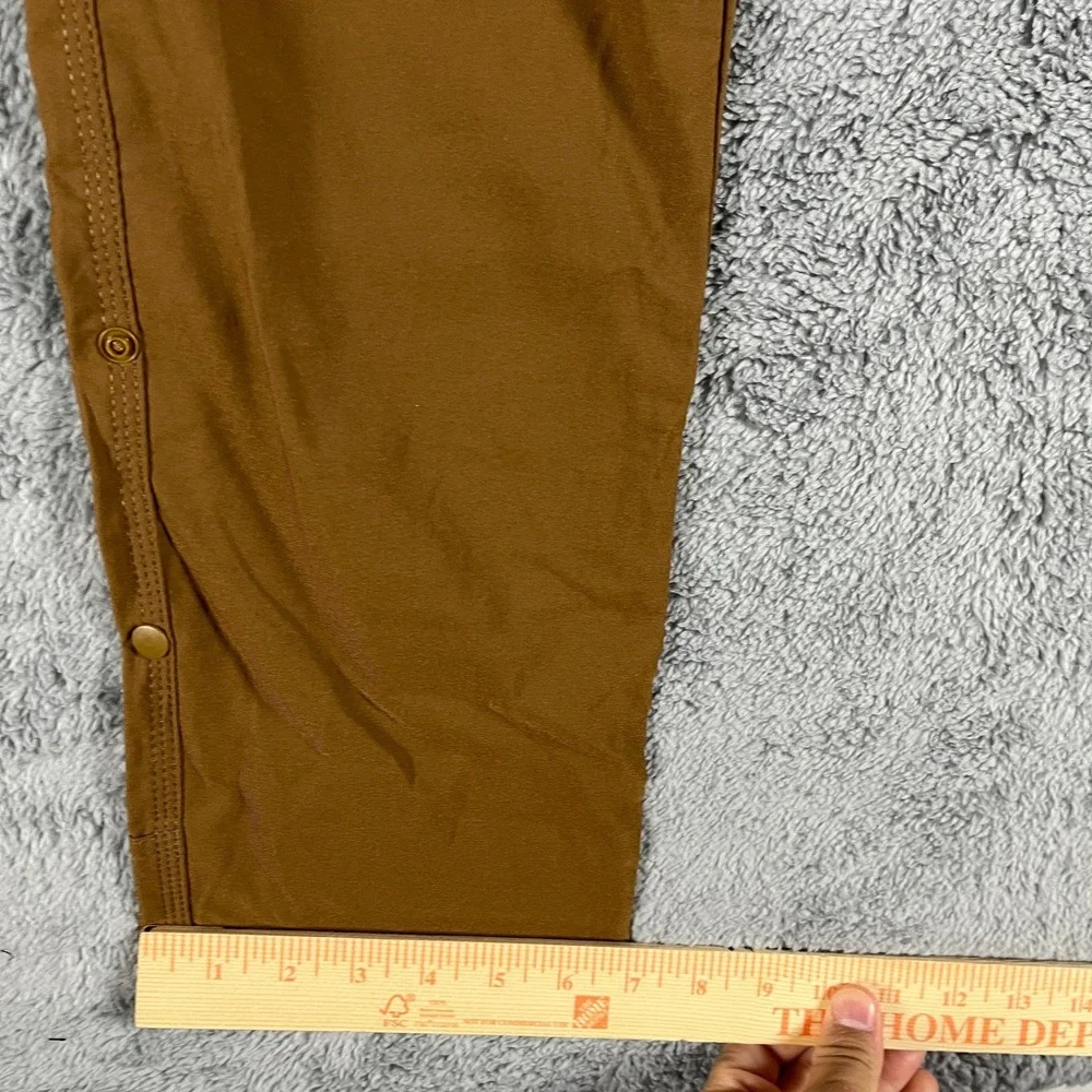 Prana Stretch Zion Slim Pant II Mens 28x32 Belted Roll Up Gorpcore Hiking Hybrid